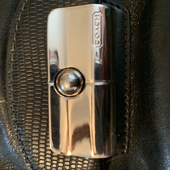 Coach Black Leather Kristin purse - Picture 3 of 8